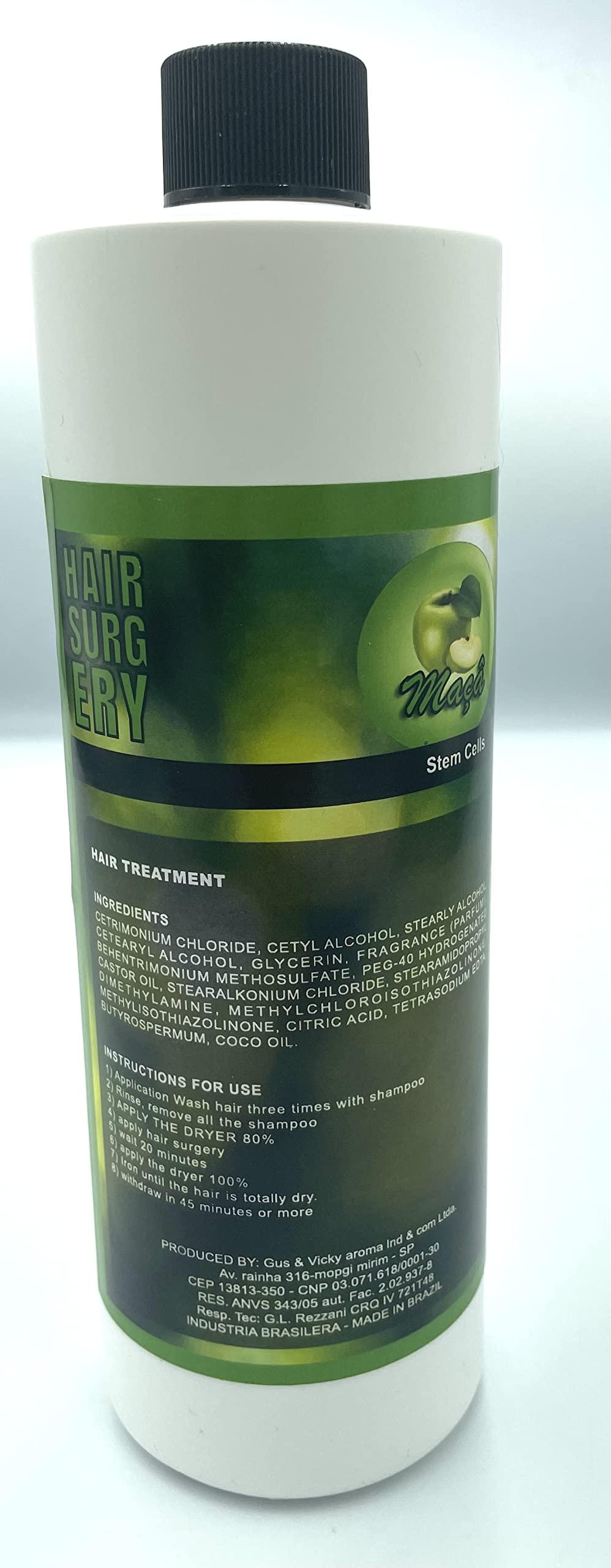 KERA FRUIT KERA FRUIT Hair Treatment 16 Fl Oz, Cirugia Capilar, Chocolate and Celulas Madres (CELULAS MADRES), Natural, Sulfate Free, Unisex, Straightening and Shining