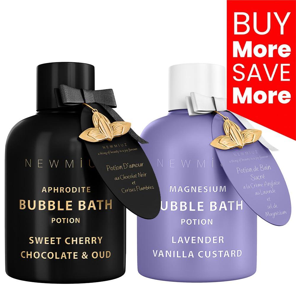 New Miuz Premium Sweet Bubble Bath Gifts for Women and Men - Pack of 2