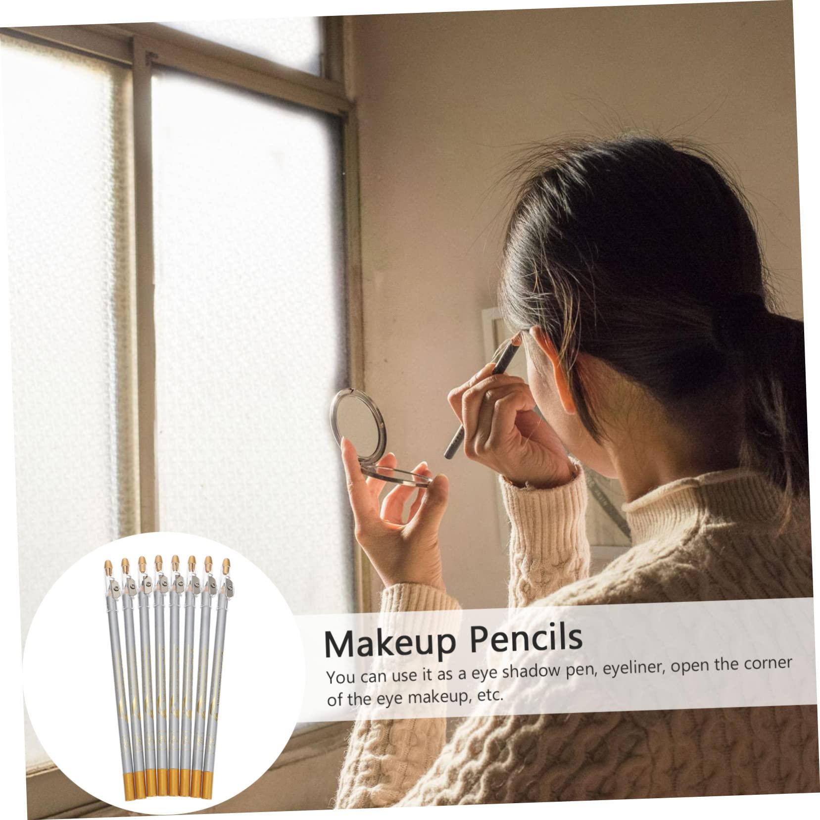 Ipetboom Ipetboom 8pcs 2-in-1 Eyebrow Pencil Set Water-safe Makeup Tool Sharpener for Girls