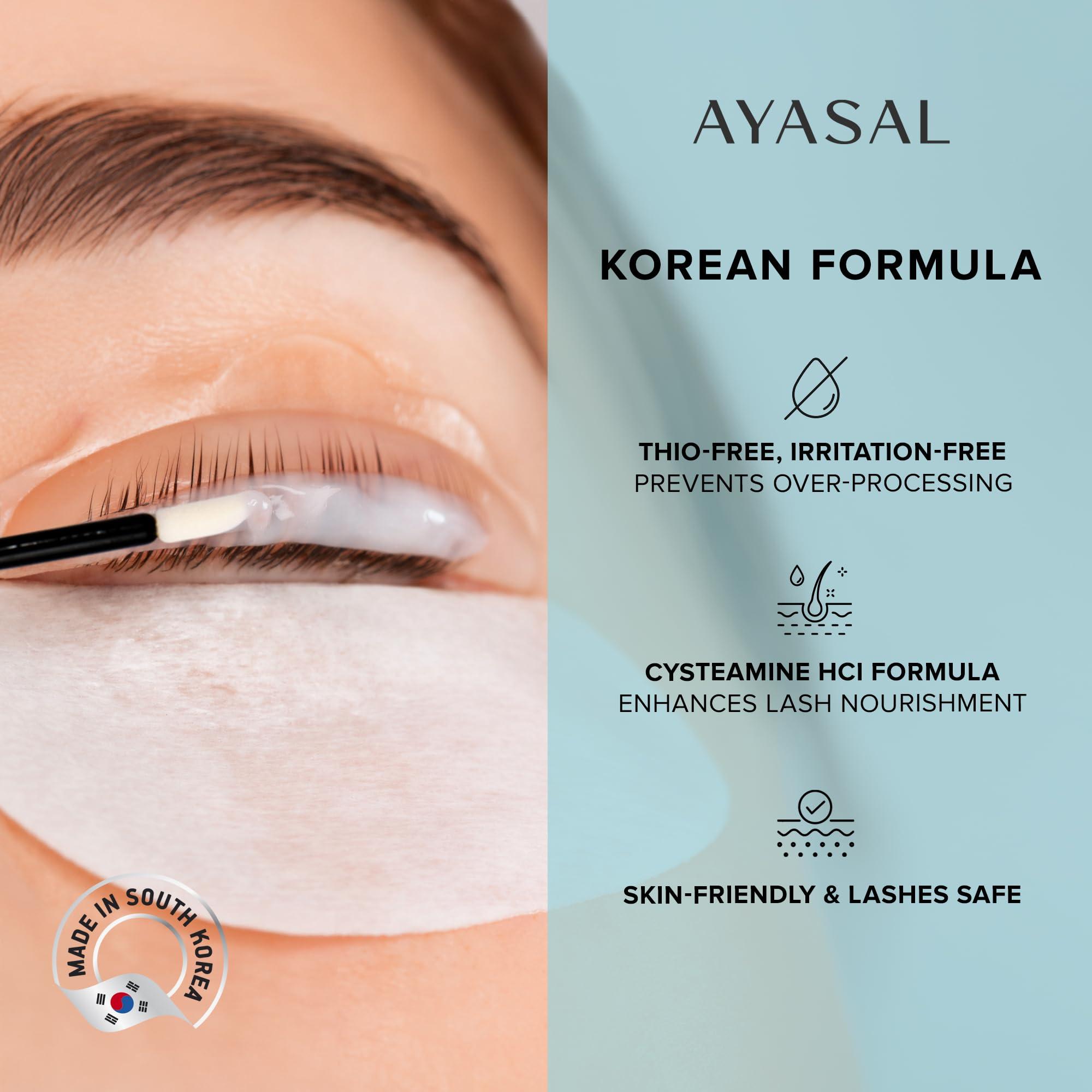 AYASAL AYASAL Lash Lift Kit Eyelash Perm Kit, with Detailed Instruction Eyelash Lift Kit, Easy for Beginner and Professional Lash Perm Kit, Achieve Salon-Quality Lashes Lift with Safe and Effective Result