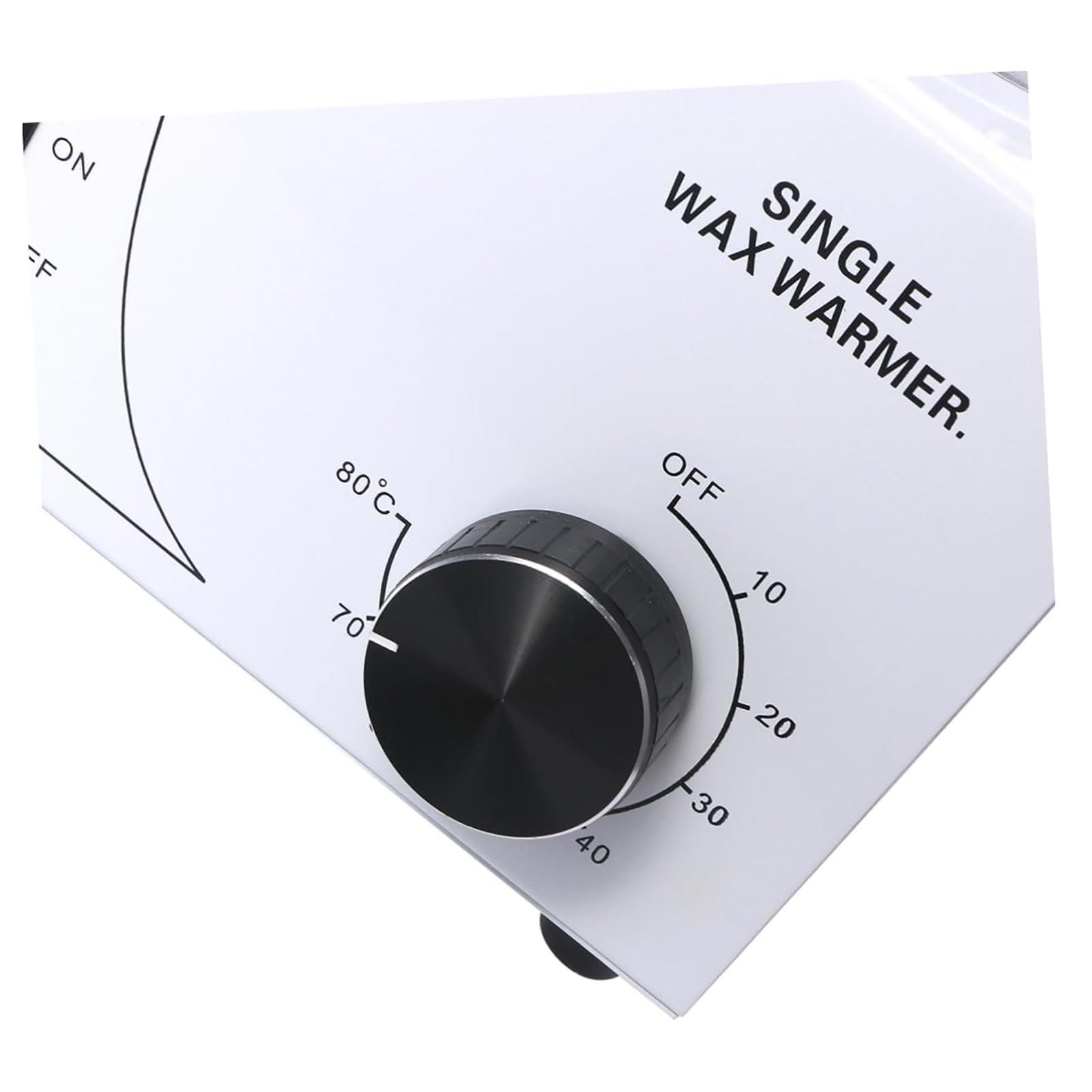 LHQYA LHQYA Waxing Heater Single, Single Furnace Thermostat Paraffin Wax Machine, Temperature Control Knob/overload Protection, for Spa Beauty Care Equipment