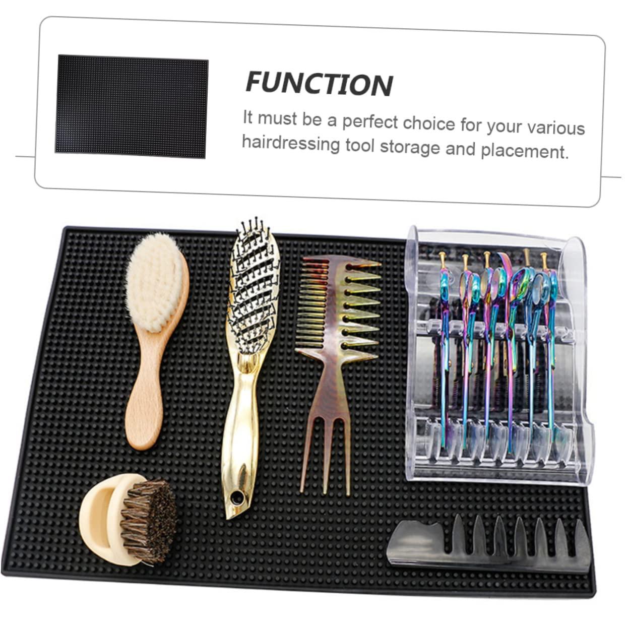 Angoily Angoily Barber Tool Mat Hairdressing Mat for Salon Use Barber Hairdressing Tools Pad Comfortable