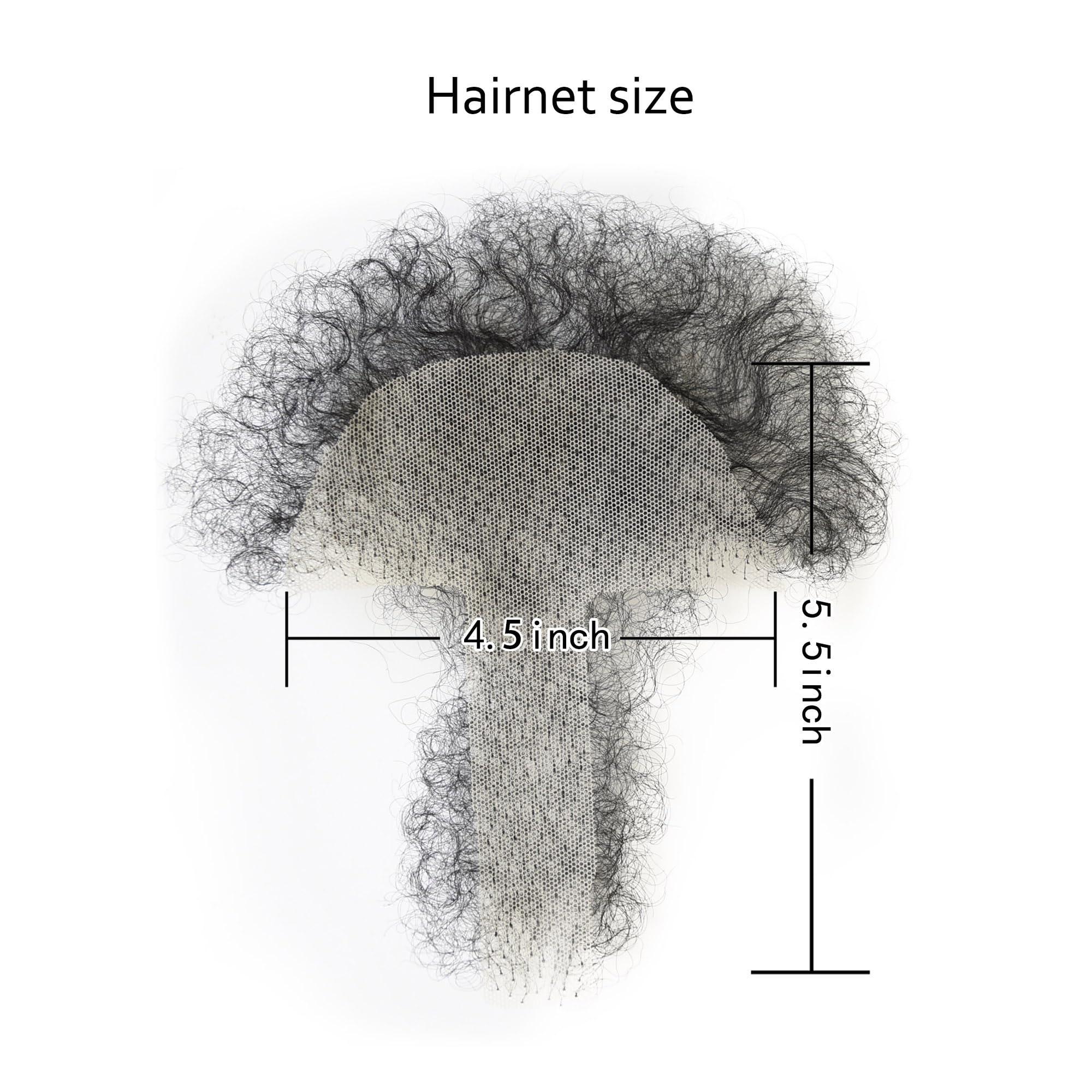 viviaBella viviaBella Handmade Men Fake Chest Hair Synthetic Hair Body Hair Adding Hair Volume Enhancement of Manliness (Natural Black, Style2)