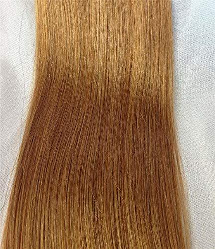 RemeeHi RemeeHi 100% Remy Hair One Piece 5 Clips in Human Hair Extension Beauty Hair Extension 80g 25cm 22 Inch Per Pack 12# Light Brown