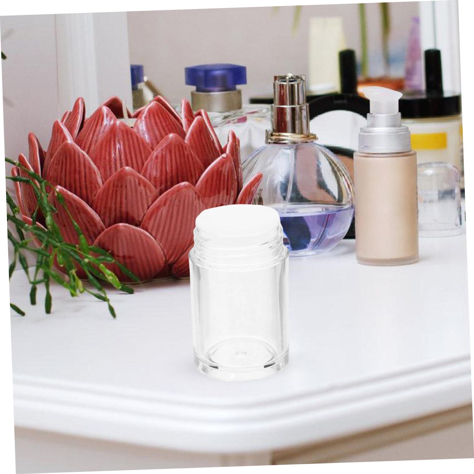 Healeved Healeved 6pcs Loose Powder Bottle Sifter Jars Empty Travel Bottles Loose Powder Containers Lip Balm Tubes Empty Bulk Small Powder Talc Shaker Bottle Powder Dispenser Powder Jar Plastic