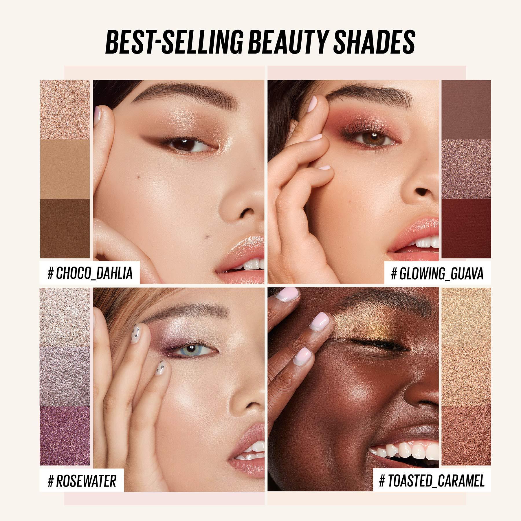 Kaja KAJA 3 Colors Eyeshadow - Beauty Bento 07 Glowing Guava | Mosaic Chrome, Shimmer, Matte finish, Cruelty free, K-Beauty Mini Palettes, Easy Finger Application