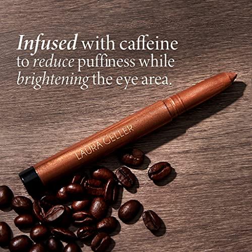 LAURA GELLER NEW YORK LAURA GELLER NEW YORK Kajal Longwear Kohl Eyeliner Pencil with Caffeine, Smooth & Blendable Makeup, Dark Brown