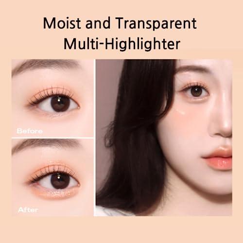 BBI@ BBIA BBIA Last Auto Gel Eyeliner (15 SALMON BEIGE) + Last Glitter Highliner (02 DEWY PEACH) BUNDLE SET