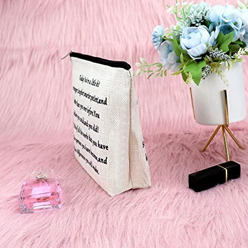 Sfodiary Sfodiary Encouragement Gift for Women Makeup Bag Inspirational Gifts Cosmetic Bag Congratulations Graduation Gifts Funny Birthday Gift for Sister Travel Cosmetic Pouch New Beginnings gifts