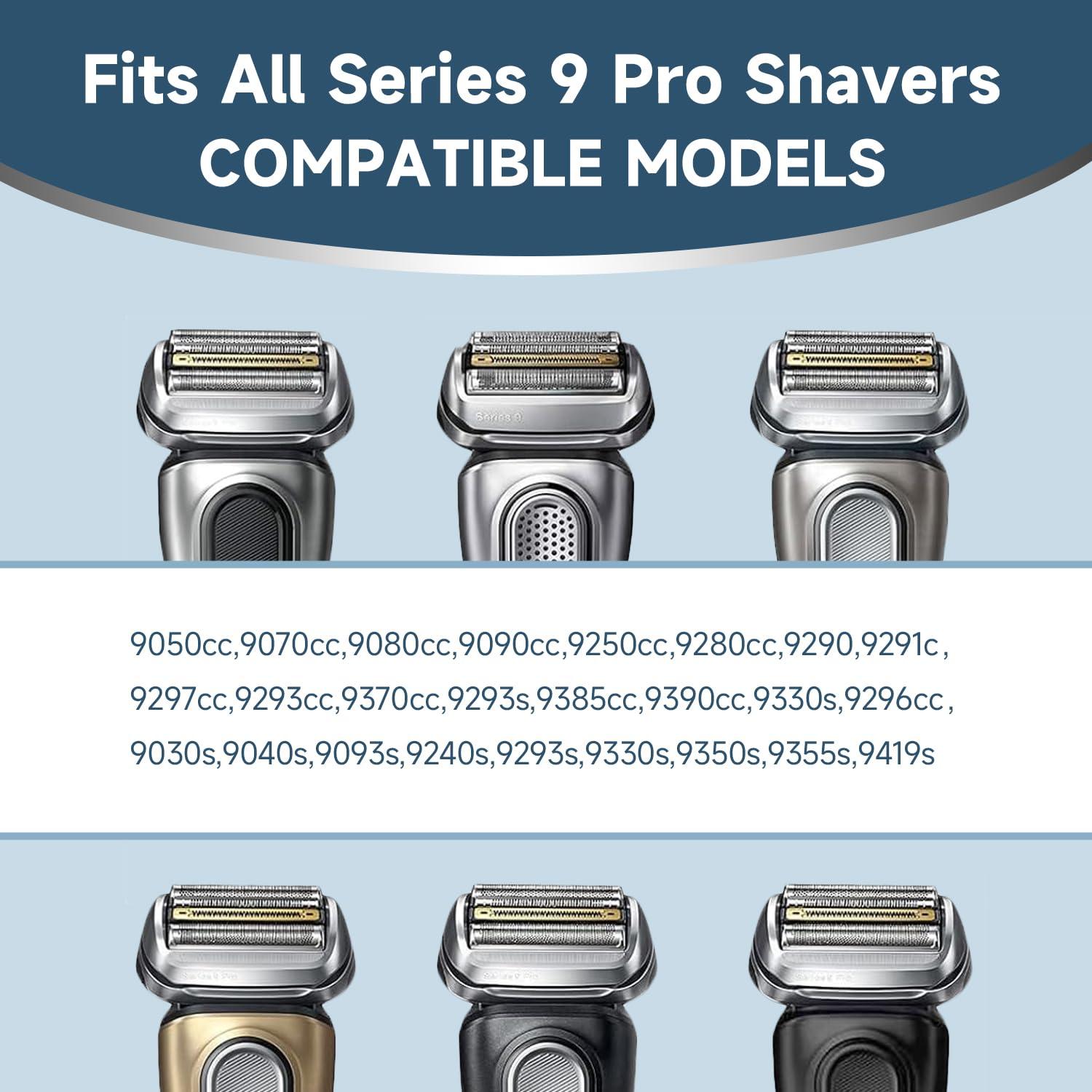 Muyfguo 94M Electric Replacement Shaver Head Accessories for Braun Series 9 Shaving Razor Head, Suitable for Braun S9 9290cc, 9291cc, 9370cc, 9376cc, 9293s, 9260s, 9295cc, 9385cc,
