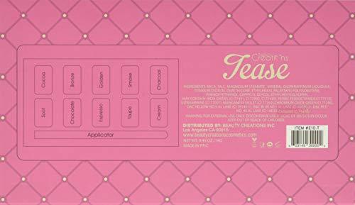 Beauty Creations TEASE Eyeshadow Palette - Beauty Creations TEASE Tone Shadows with Brush Palette