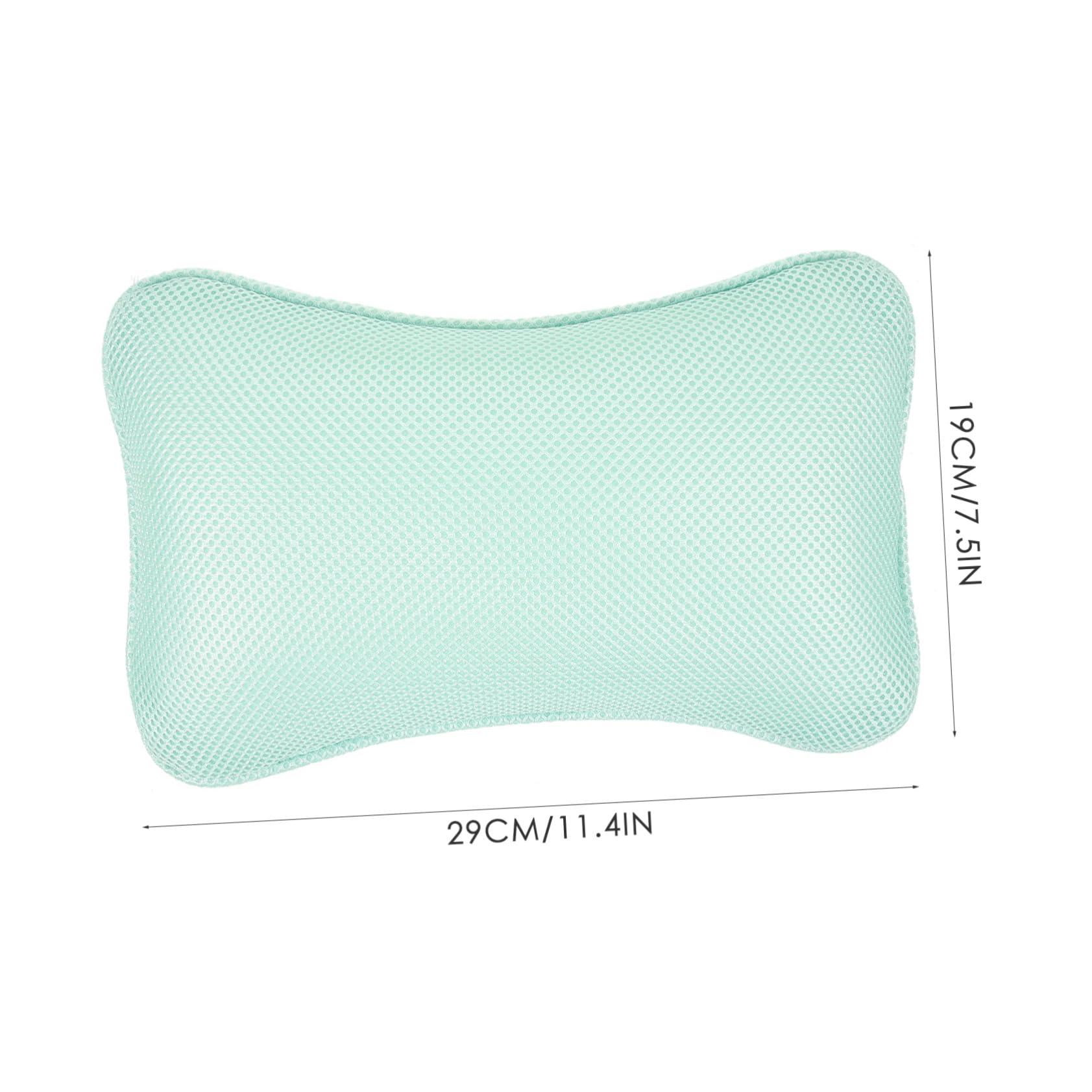 UTHCLO UTHCLO Pillow for Tub Bath Pillow for Curved Tub Bathtub Seat Curtain Inflatable Bath Pillow Spa Bathtub Pillows Bathtub Mat Sponge Absorbent Bath Mat Folding Bathtub