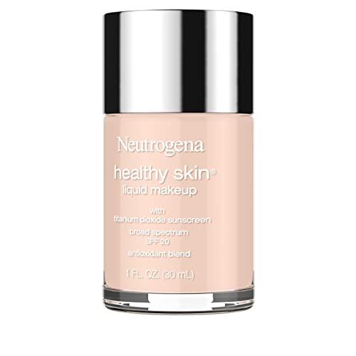 Neutrogena Neutrogena Healthy Skin Liquid Makeup Foundation, Broad Spectrum SPF 20 Sunscreen, Lightweight & Flawless Coverage Foundation with Antioxidant Vitamin E & Feverfew, Natural Ivory, 1 fl. oz