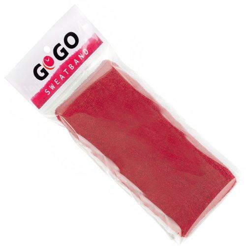GOGO GOGO 2 PCS Thick Wristband 6 Inch Long Terry Cloth Sports Sweatband Black
