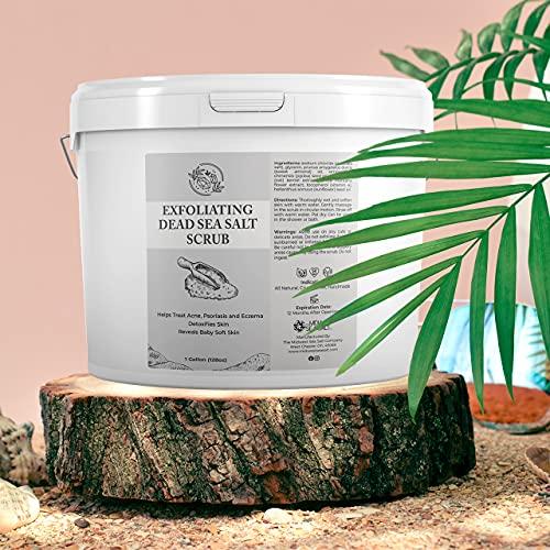 Midwest Sea Salt Company Exfoliating Dead Sea Salt Scrub - 128oz - Chamomile