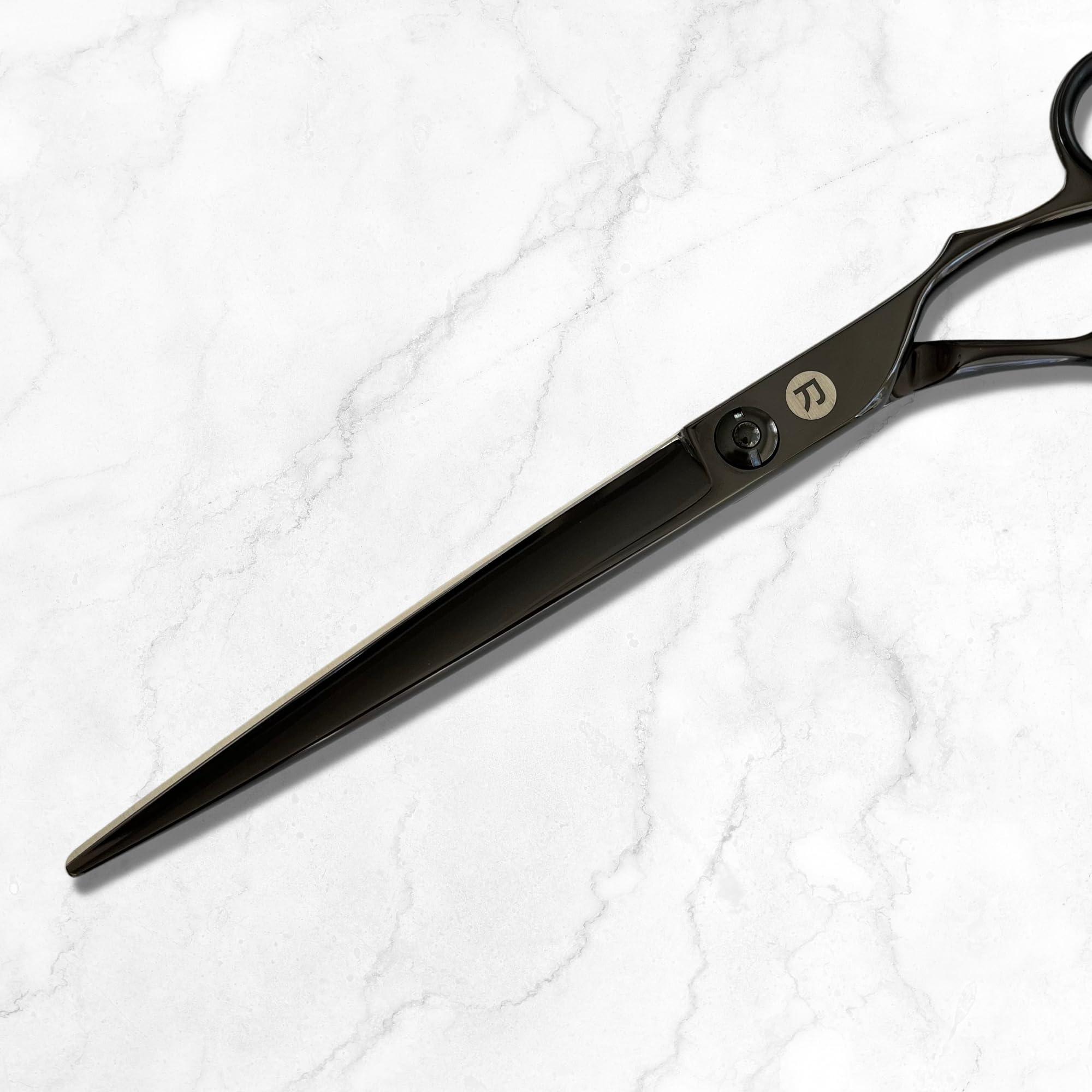 Saki Shears Saki Shears 7 Inch Katana Hair Cutting Scissors for Professionals - 440C Steel With Black Titanium Finish (7" Hair Cutting Shears)