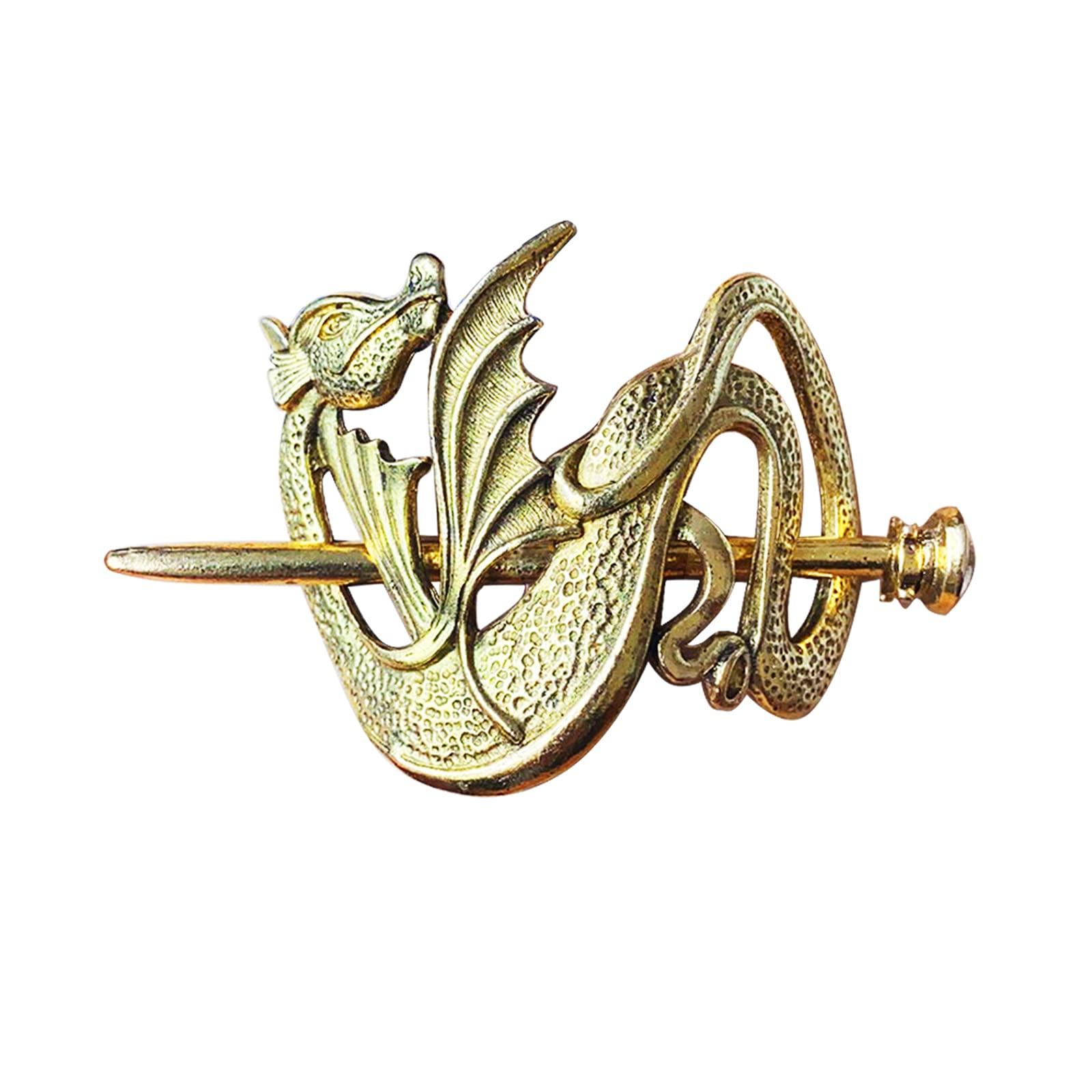 Tinsow Tinsow 2 Pcs Silver Celtic Hair Slides, Hairpins, Minimalist Hair Claws, Barrettes and Creative Hair Accessories for Women (Style B L)