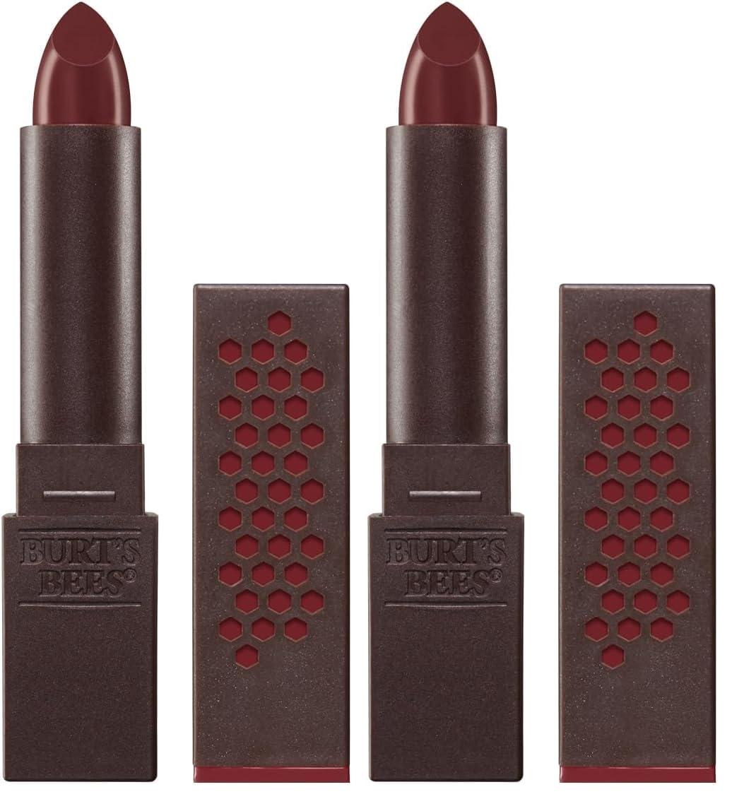 Burt's Bees Burt's Bees 100% Natural Moisturizing Lipstick, Russet River, 1 Tube (Pack of 2)