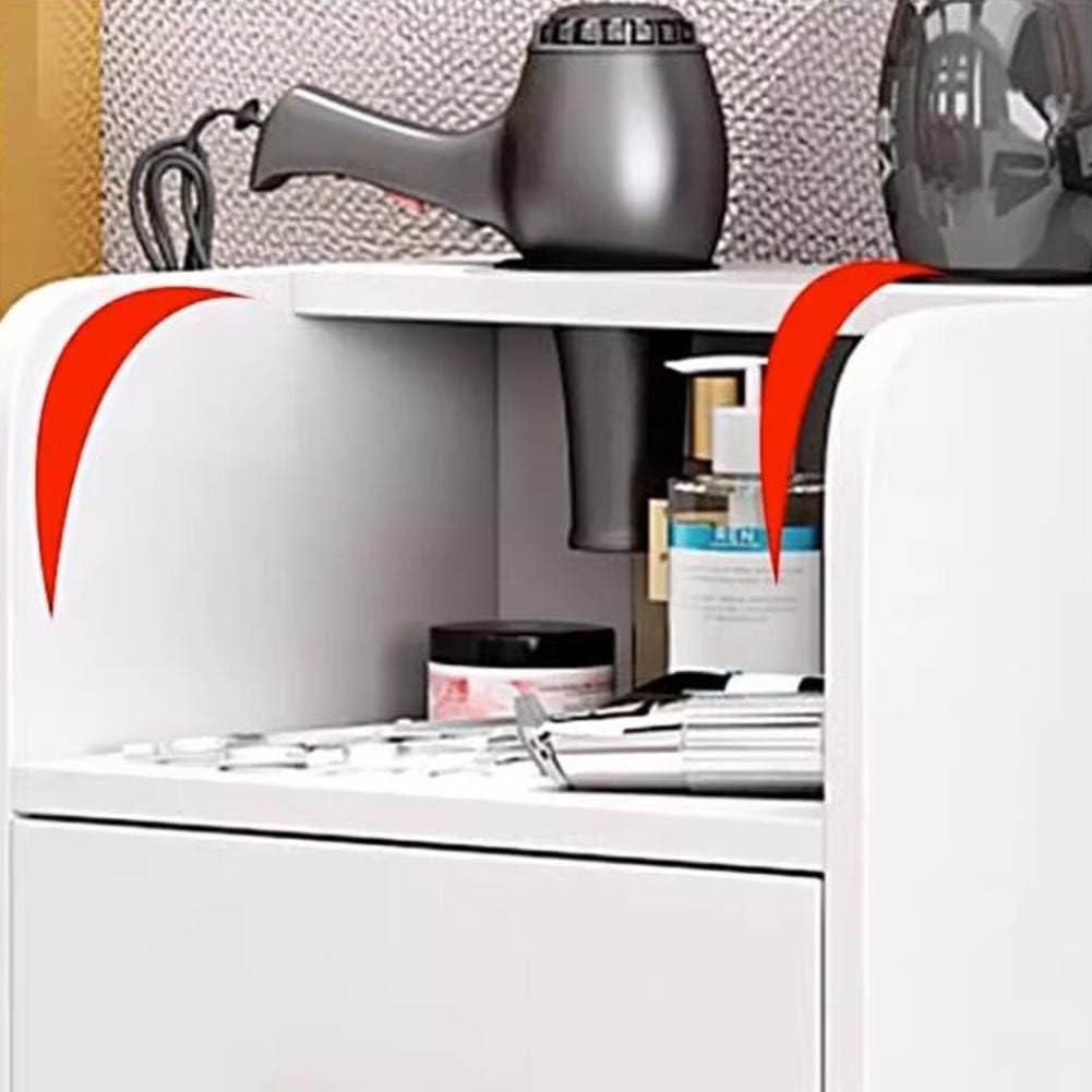 LXHELIVERY LXHELIVERY Barber Stations Storage Cabinet Beauty Salon Station with Dryer Holder Stylist Equipment for Hair Stylist with Tool Drawers Barber Shops (Color : Gray, Size : 35x30x80cm)