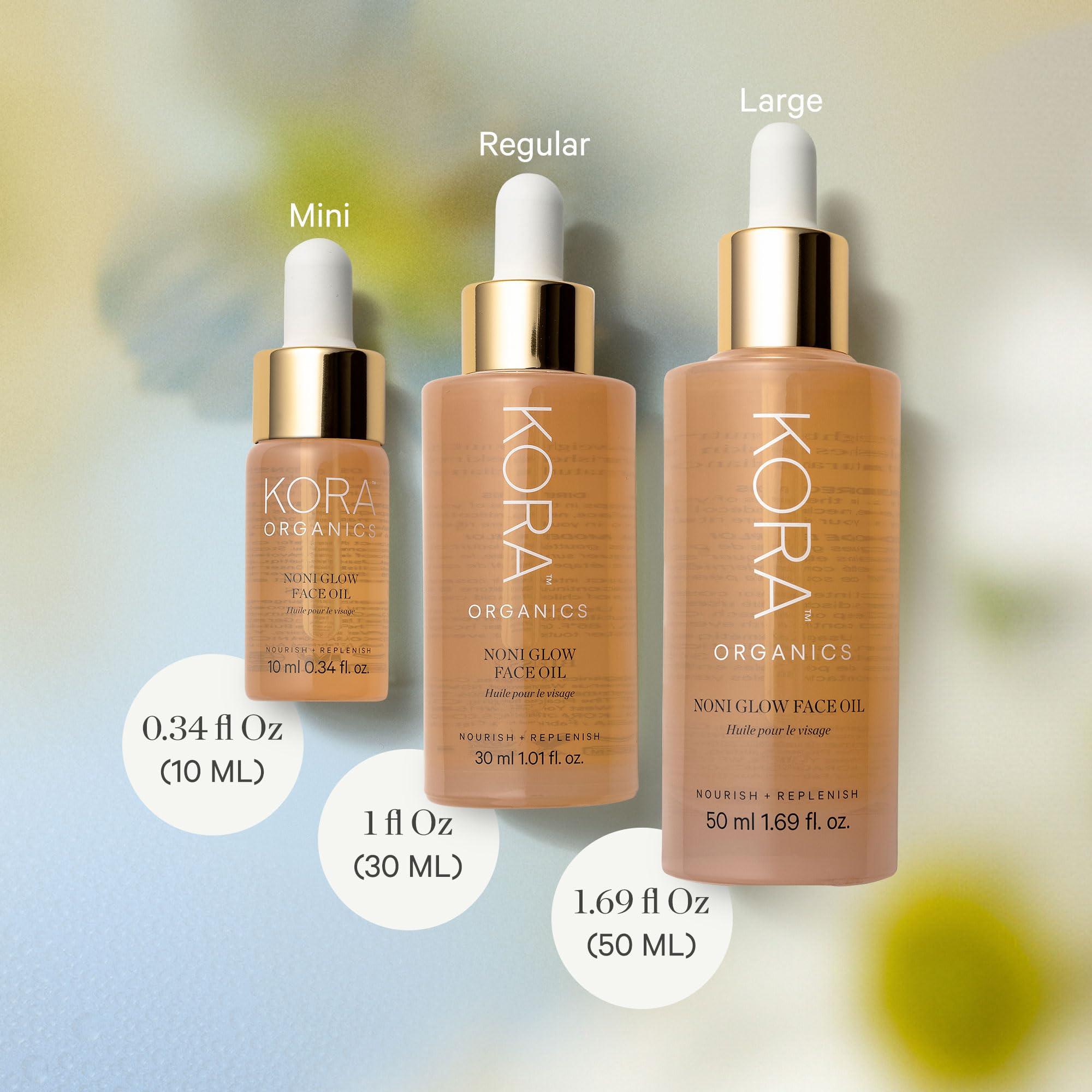 KORA Organics KORA Organics Noni Glow Hydrating Face Oil with Rosehip, Gua Sha Oil, Certified Organic, Cruelty Free, 1.01 fl oz