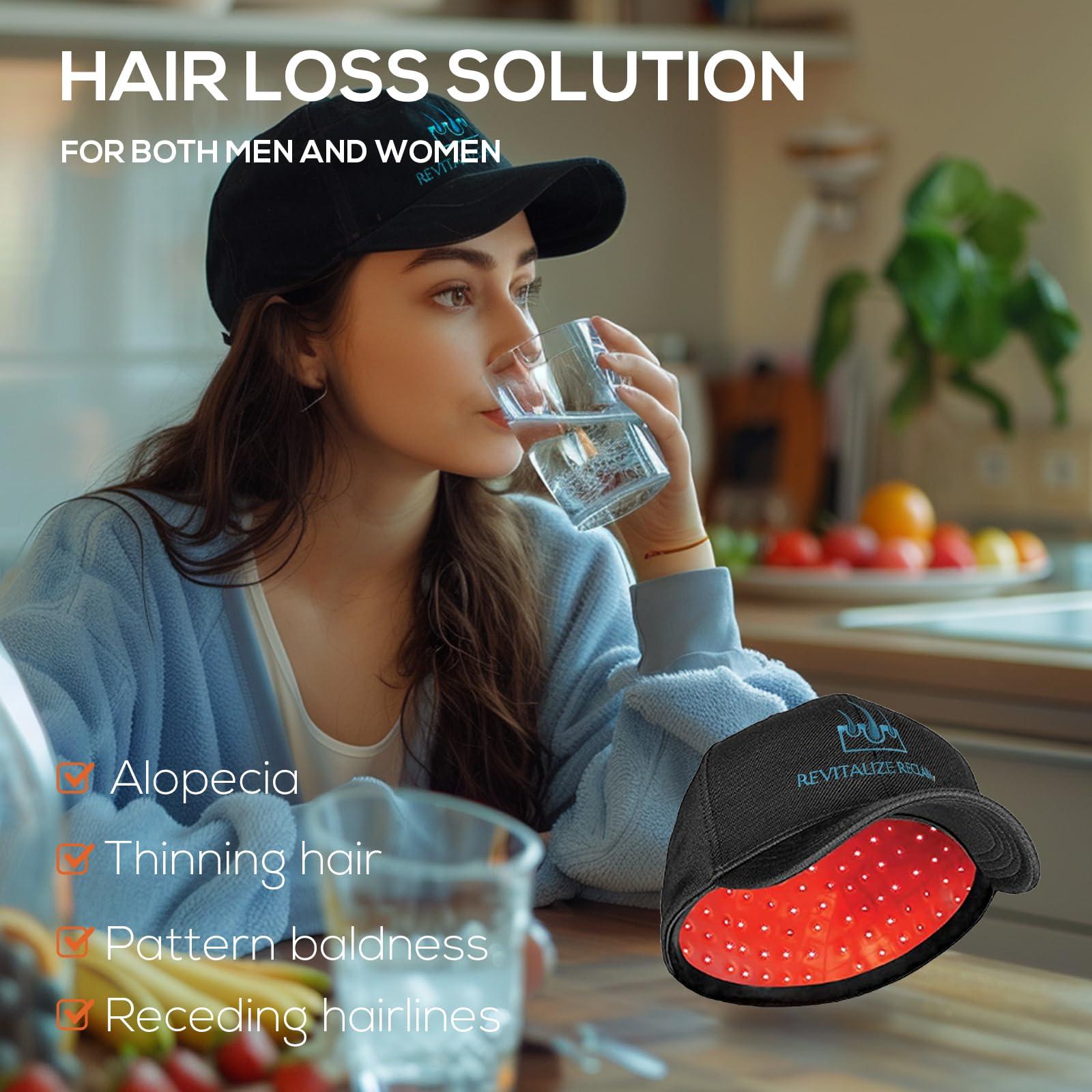 WINTER PLUM Laser Hair Growth Cap,Laser Therapy Cap Hair Growth Device Cap for Hair Loss Hair Loss Treatments for Men & Women Red Light Therapy Cap