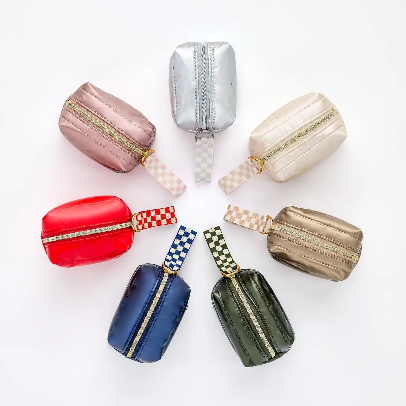 Pinch Provisions Pinch Provisions Silver Puffer Minimergency Kit, Includes 17 Travel-Sized Cosmetic Essentials, Convenient for Purses, Emergency Beauty Accessories, Gifts for Holidays & Birthdays