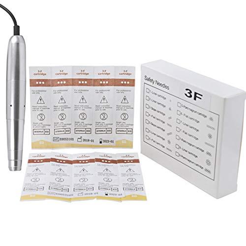 boermeize Cartridge Needles Tattoo Sterilized Flat Shader 3F/5F/7F 20pcs/lot Disposable Needles for Eyebrow Lip Eyeliner Permanent Makeup (3F)