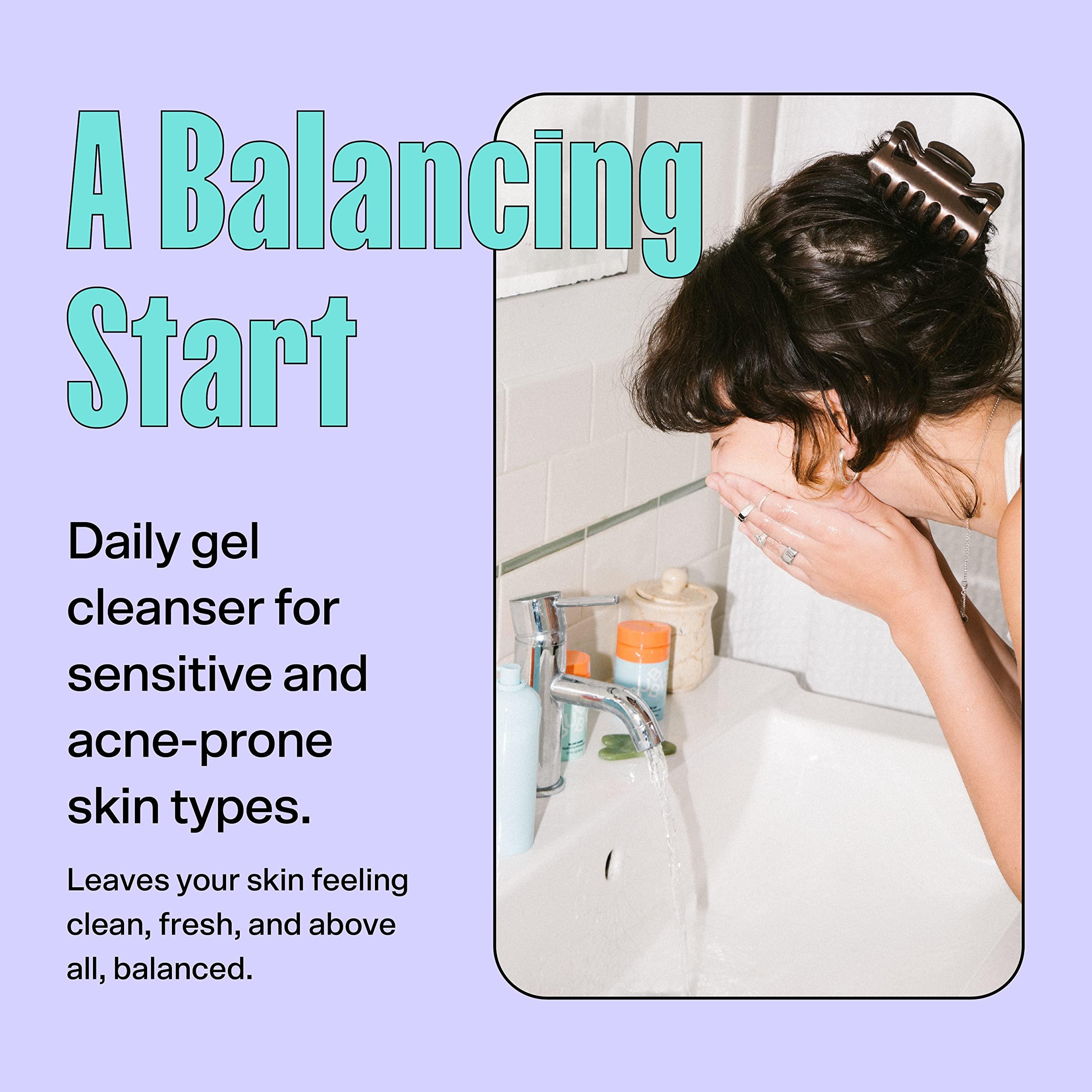 Bubble Skincare Bubble Skincare Fresh Start Gel Cleanser - Gentle Exfoliating Face Wash for Oily Skin - Formulated with Aloe Vera Juice + Caffeine to Protect and Soothe Complexion (125mL)