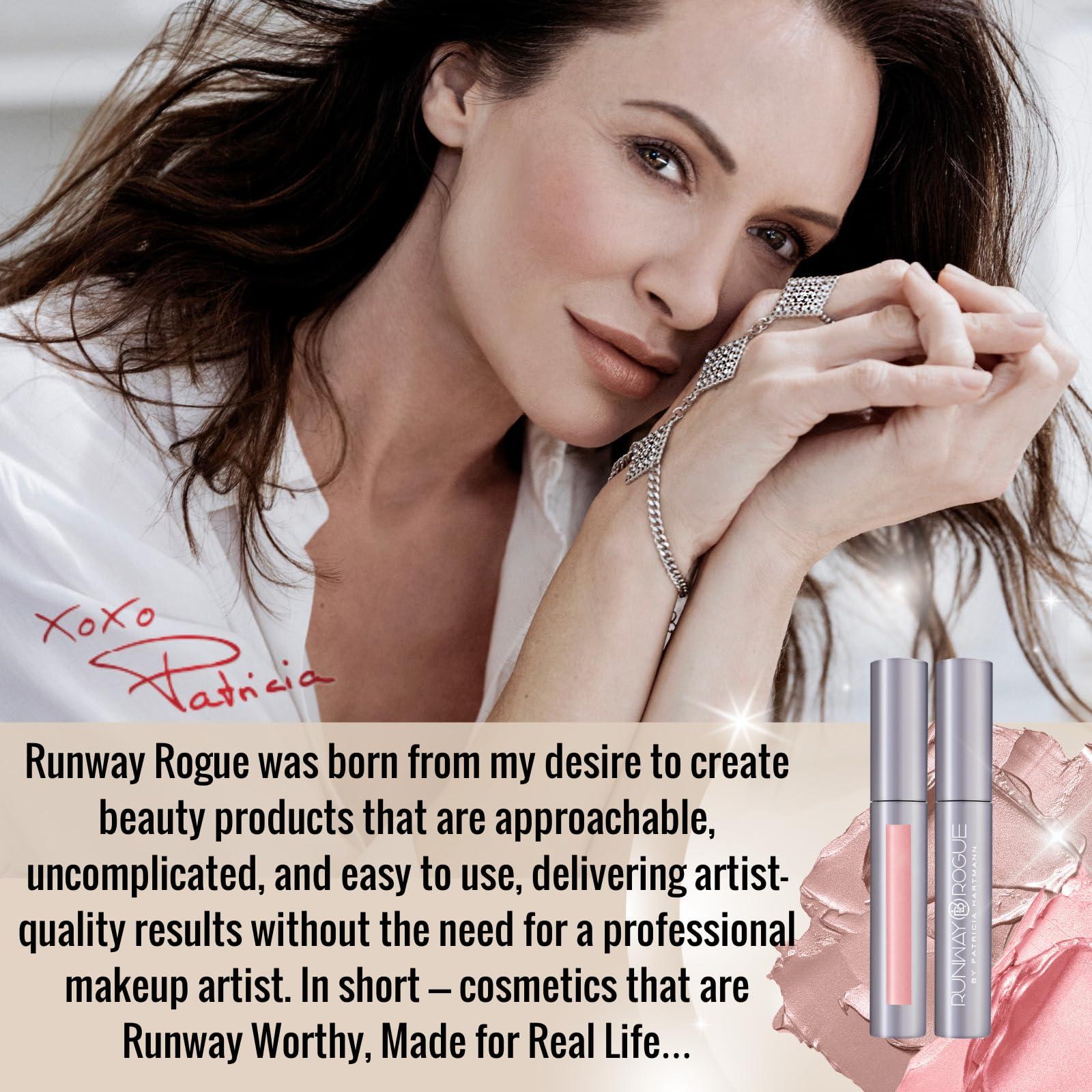 Runway Rogue Runway Rogue Silk Glam Liquid Lipstick, Long Wear Frosted Pale-Pink Lipstick, Trophy Wife