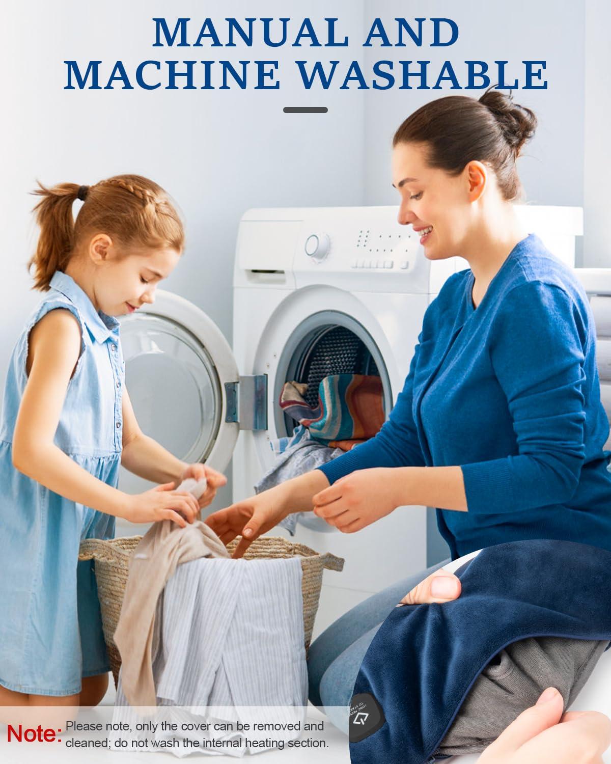 zinpaza Cordless Heated Eye Mask for Dry Eyes, Blocking Light Sleeping Mask Warm Eye Compresses Electric Eye Heating Pad for Stye Eye Treatment Blepharitis Sinus Migraine Gifts for Woman Man