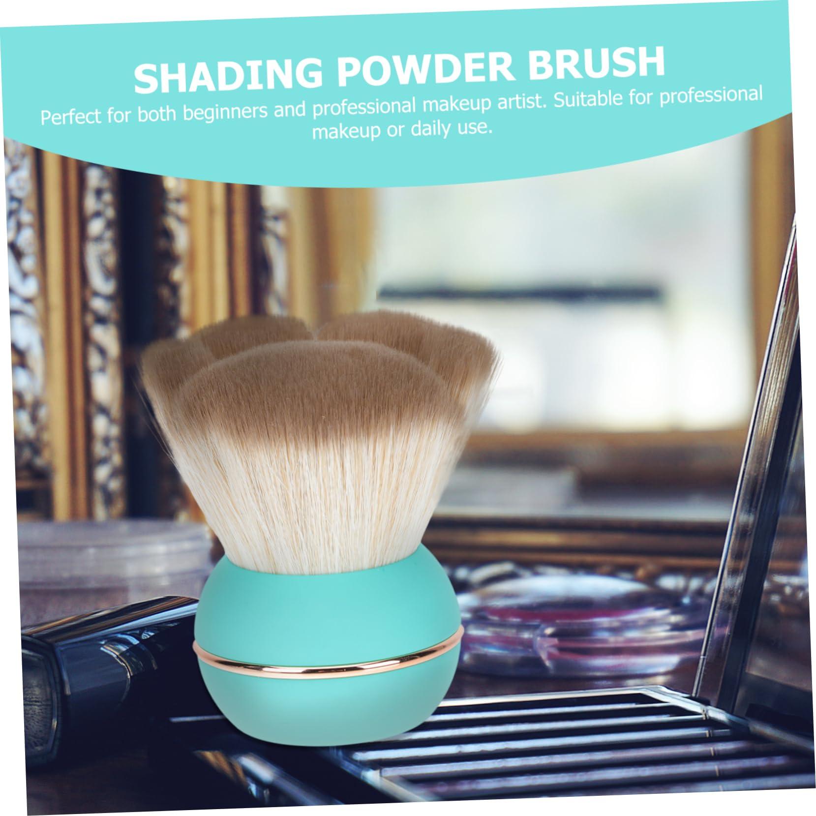 Hemoton Hemoton 1pc Cat Claw Loose Powder Brush Travel Powder Brush Makeup Buffing Brush Makeup Supplies Liquid Blush Brush Powder Foundation Brush Face Makeup Brush Blush Applicator Green Plating