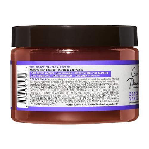 Carol\'s Daughter Carol\'s Daughter Black Vanilla Moisture Sulfate Free Shampoo, Moisture & Hold Jelly Hair Gel, Hair Style Kit, 2 Products