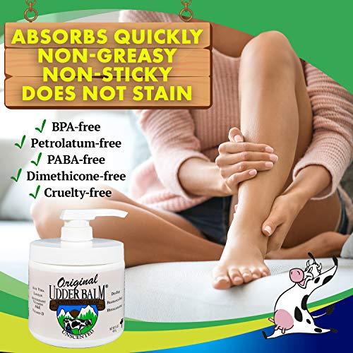 Original Udder Balm Unscented Original Udder Balm Body Moisturizing with pump