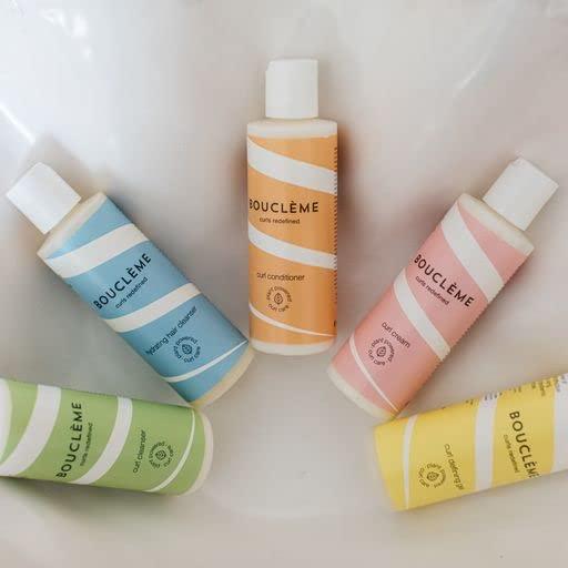 Boucleme Bouclme - Waves Travel Kit - Ultimate Haircare Travel Kit for Wavy Hair - Protects & Nourishes Waves and Scalp Massager - Stimulating Head Massager - Shampoo Brush for Curls