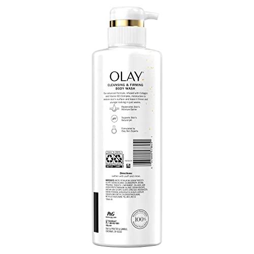 Olay Olay, Cleansing & Firming Body Wash with Vitamin B3 & Collagen, 17.9 Fl Oz