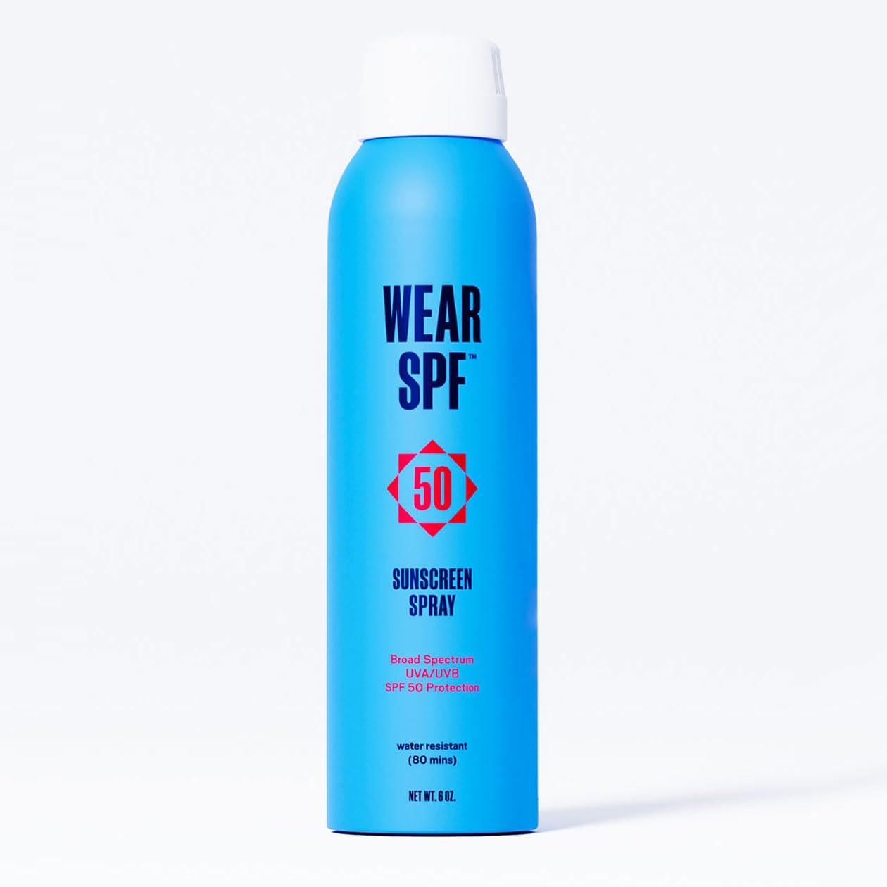 WearSPF Performance Sport Sunscreen Spray  Water & Sweat-Resistant SPF 50 for Athletes