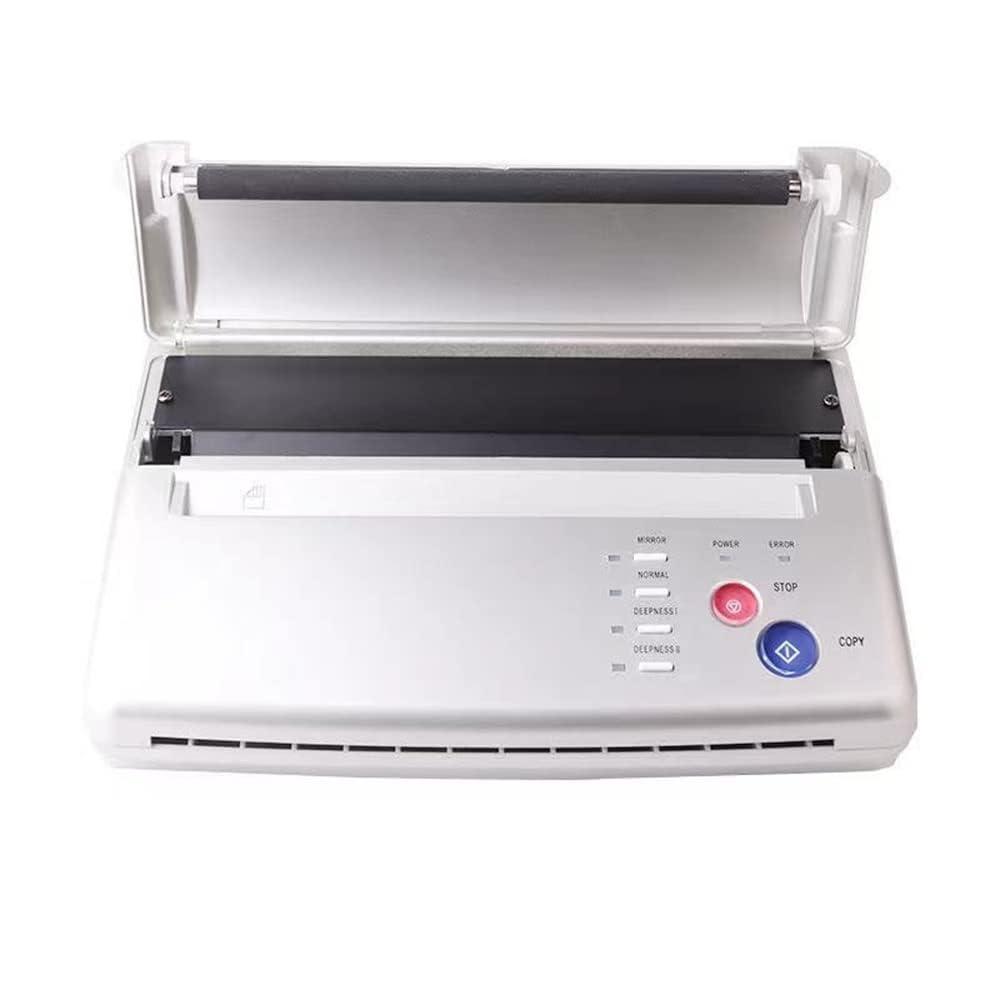 JHTIFRDY JHTIFRDY Tattoo Transfer Stencil Machine for Tattoo Transfer Temporary and Permanent Tattoos Professional A5 A4 Tattoo Transfer Copier, Thermal Stencil Paper Printer(Sliver)
