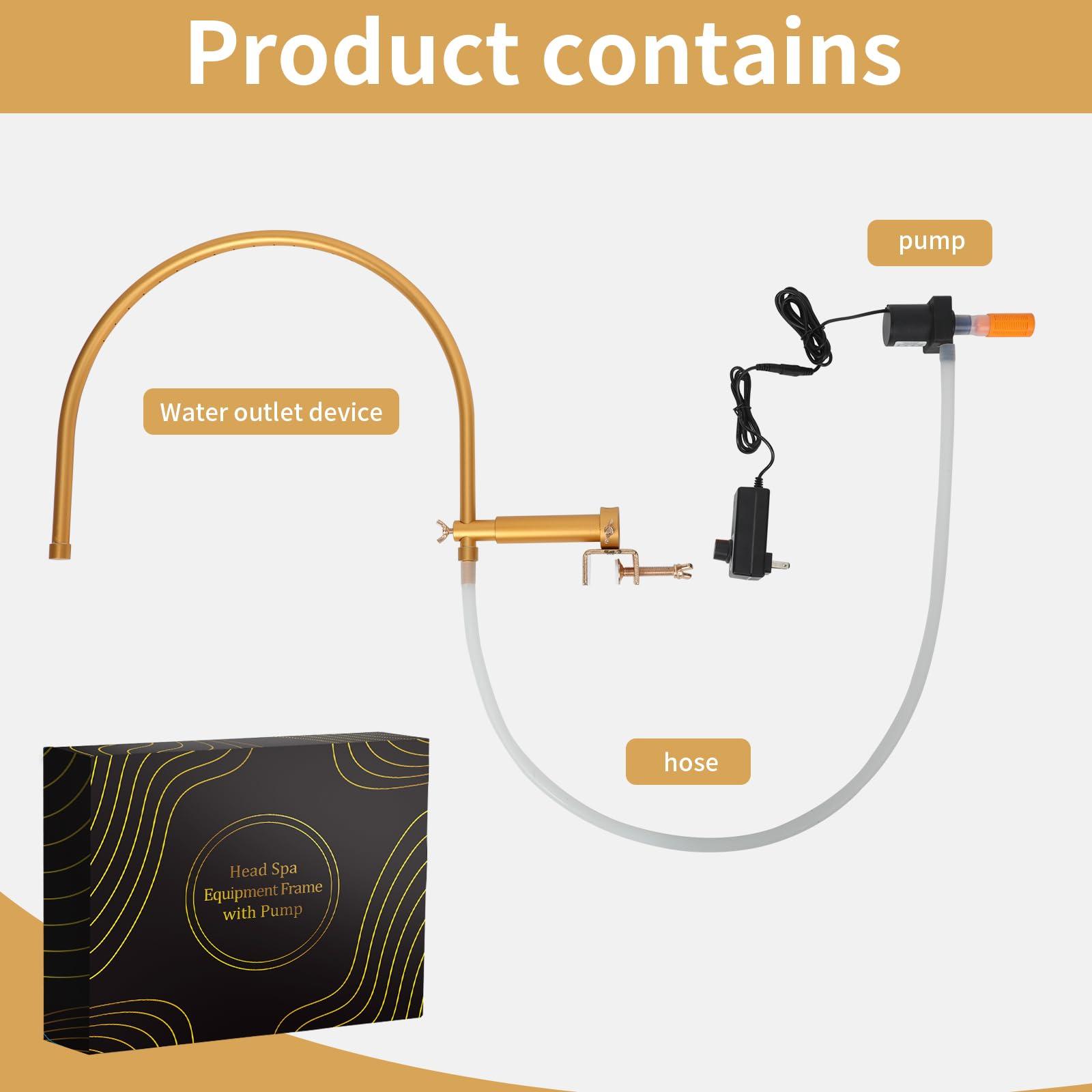 TooMiMo TooMiMo Portable Head Spa Waterfall Equipment, Adjustable Shampoo Bowl Water Circulation Rack, Scalp Massage Water Outlet Basin Attachment Rack for Salon and Home (JSXH0001, Average Size)