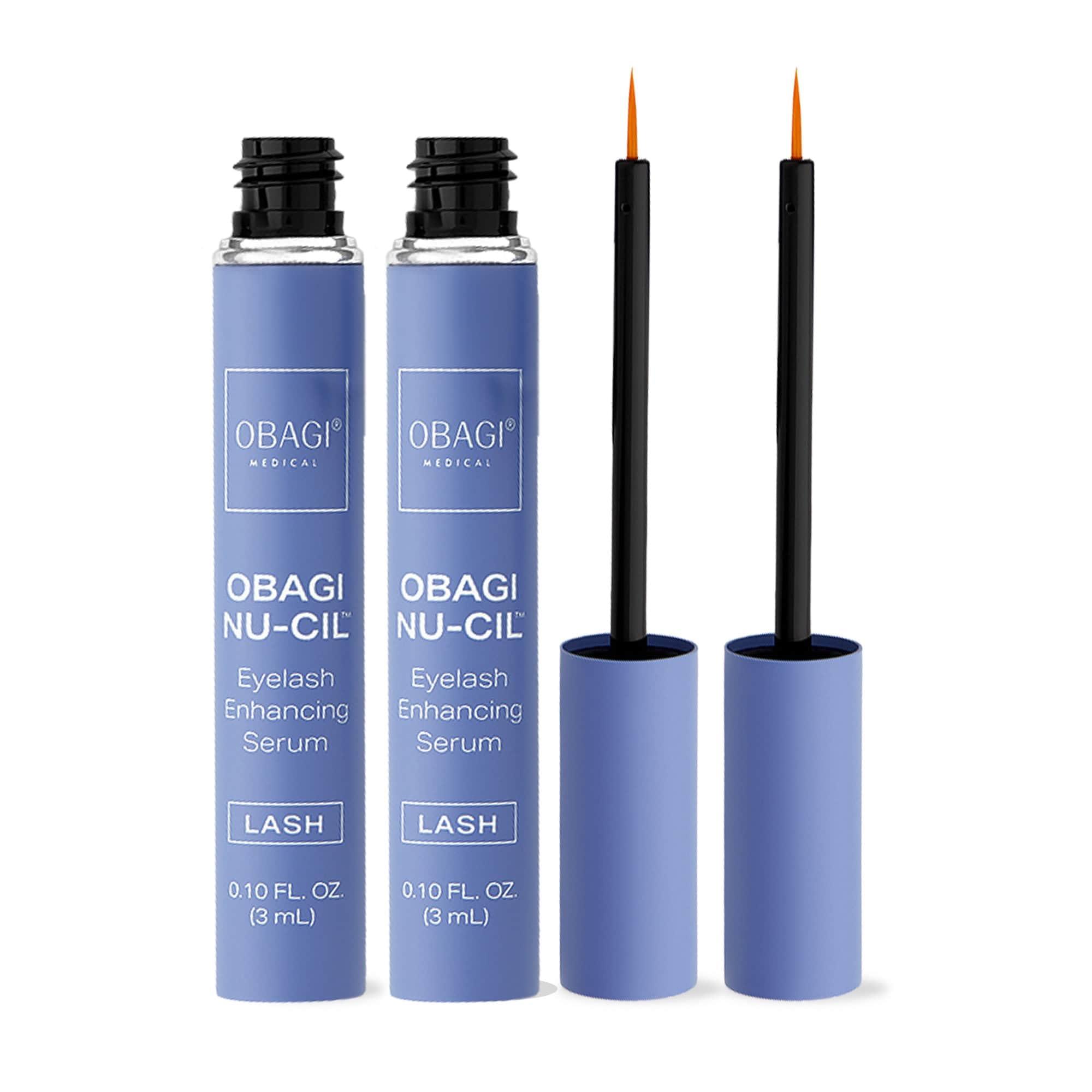 Obagi Medical Obagi Nu-Cil Eyelash Enhancing Serum Nourishing Lash Serum with Biotin for Thicker & More Defined-Looking Lashes 0.1 oz, Pack of 2