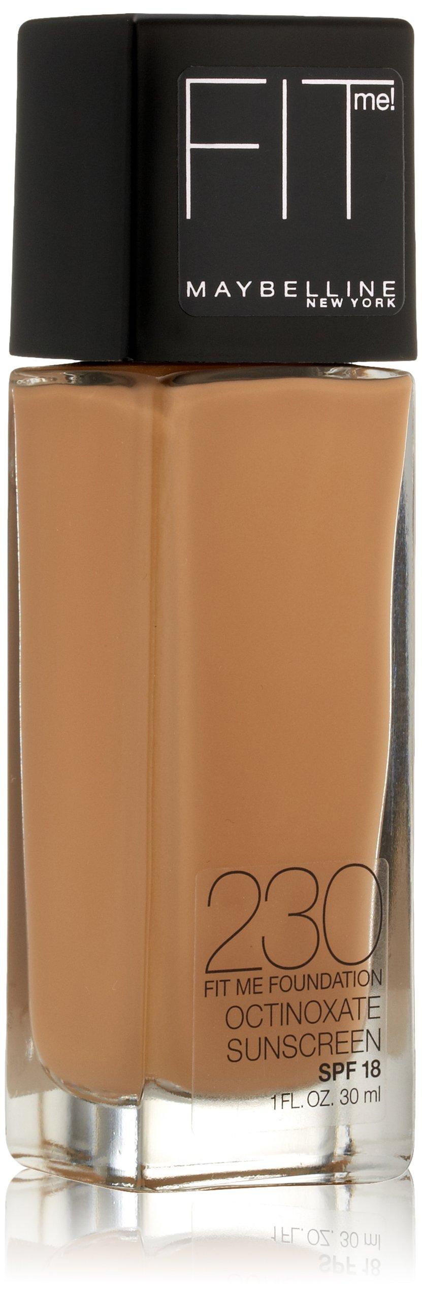 MAYBELLINE Maybelline Fit Me Dewy + Smooth Foundation, Natural Buff, 1 fl. oz. (Packaging May Vary)