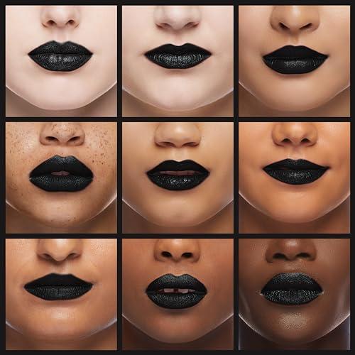 Oulac Oulac Black Lipstick for Women Halloween Makeup Matte Lipsticks, Highly Pigmented Color Lip Stain with Creamy Formula, Long Lasting, Waterproof, Vitamin E, Vegan, Cruelty-Free, M23