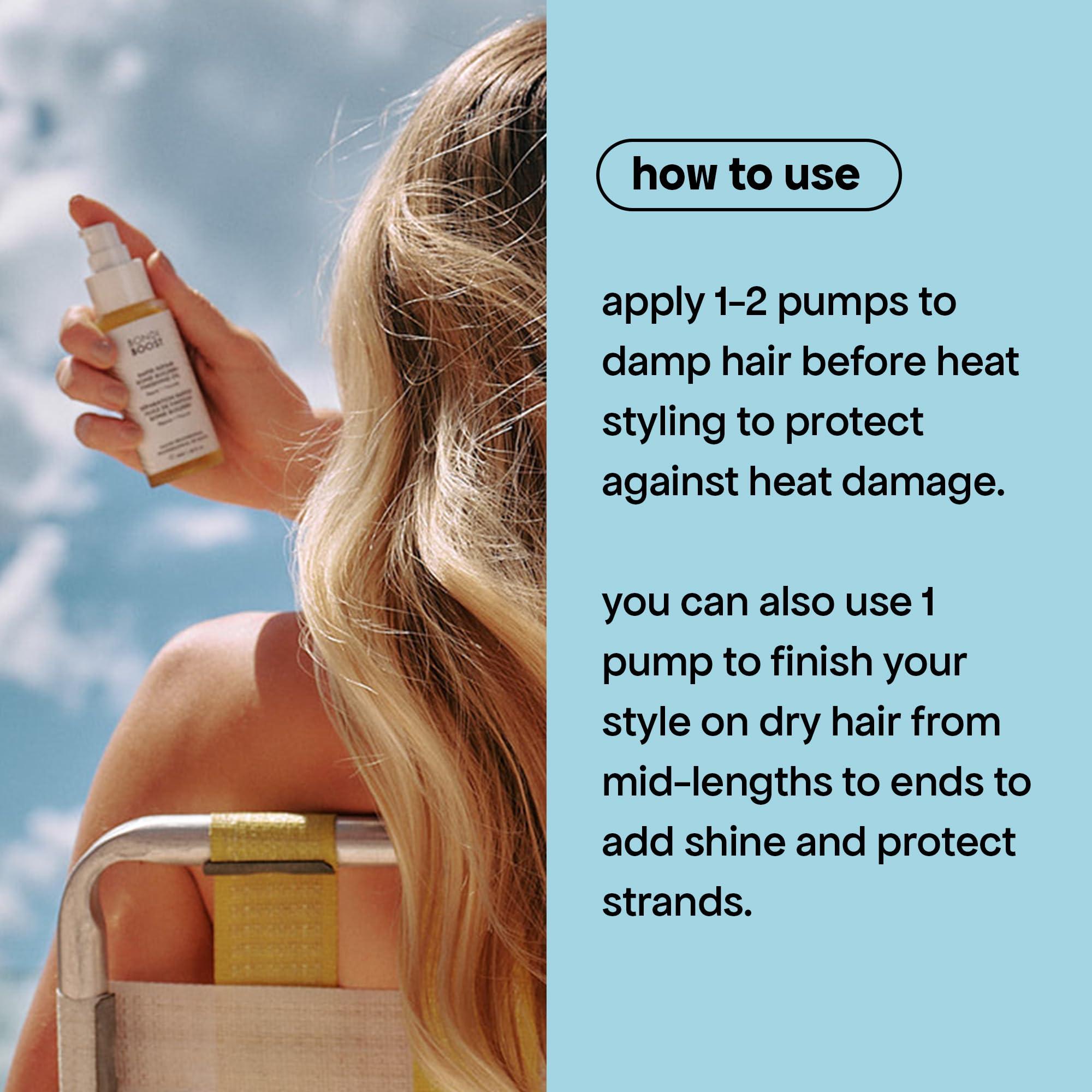 BONDIBOOST BONDIBOOST Rapid Repair Bond Builder + Finishing Oil [1.86 fl oz], Hair Oil for Damaged Hair, Strengthening & Nourishing Formula for Smoother + Healthier + Shinier Results