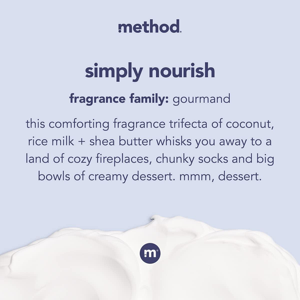 Method Method Body Wash, Simply Nourish, 28 oz (1) + Moisturizing Shampoo, Simply Nourish, 14 oz (1)