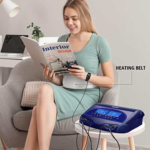 VnioLife VnioLife Dual Ionic Detox Foot Bath Machine Upgrade Ion Foot Detox Machine Detox Foot Spa Detoxification Machine Digital LCD Display with 2 Arrays 2 Waist Belts