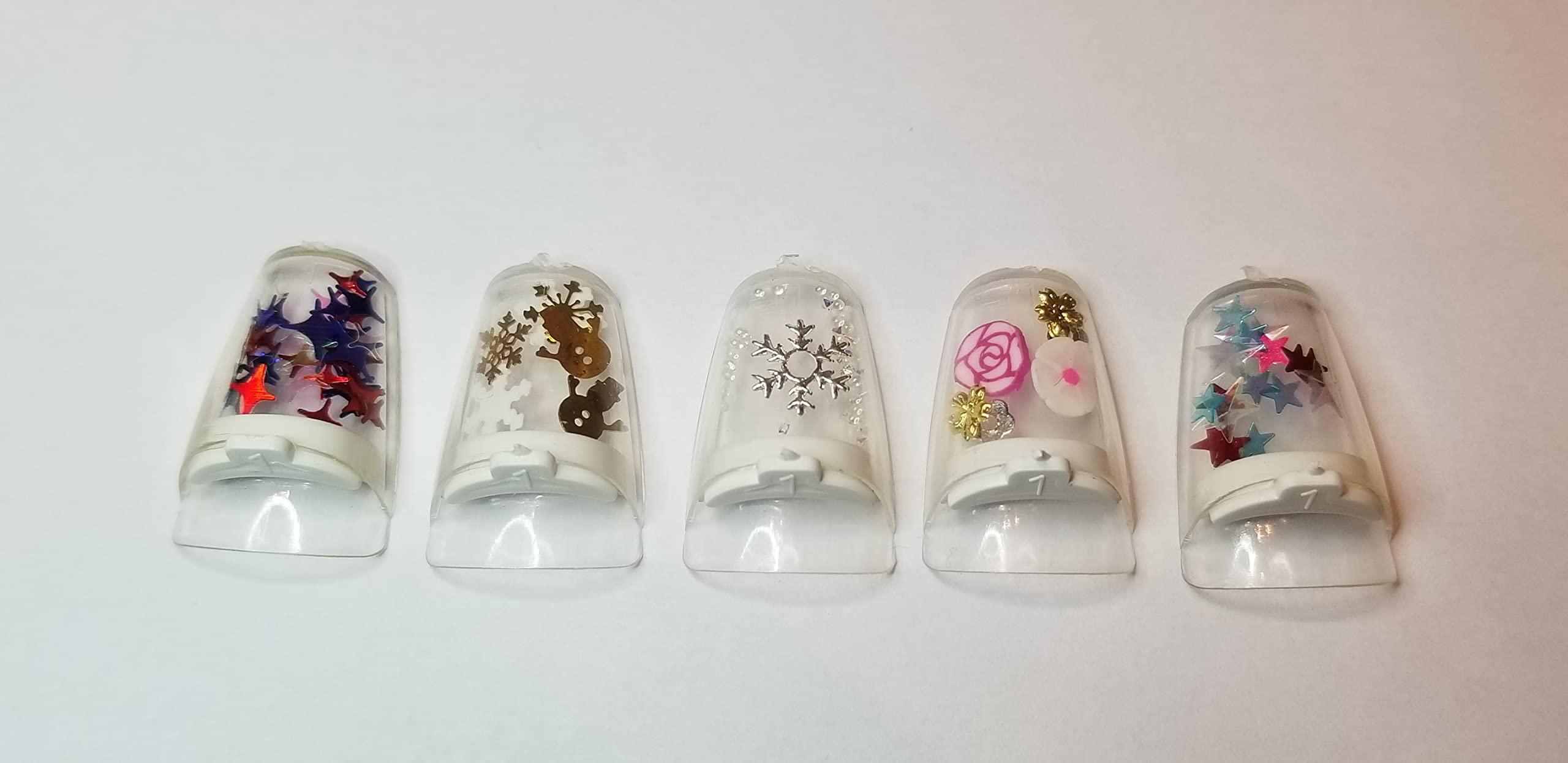 Aquarium Nail Aquarium Nails (Clear Nail with White Cork)