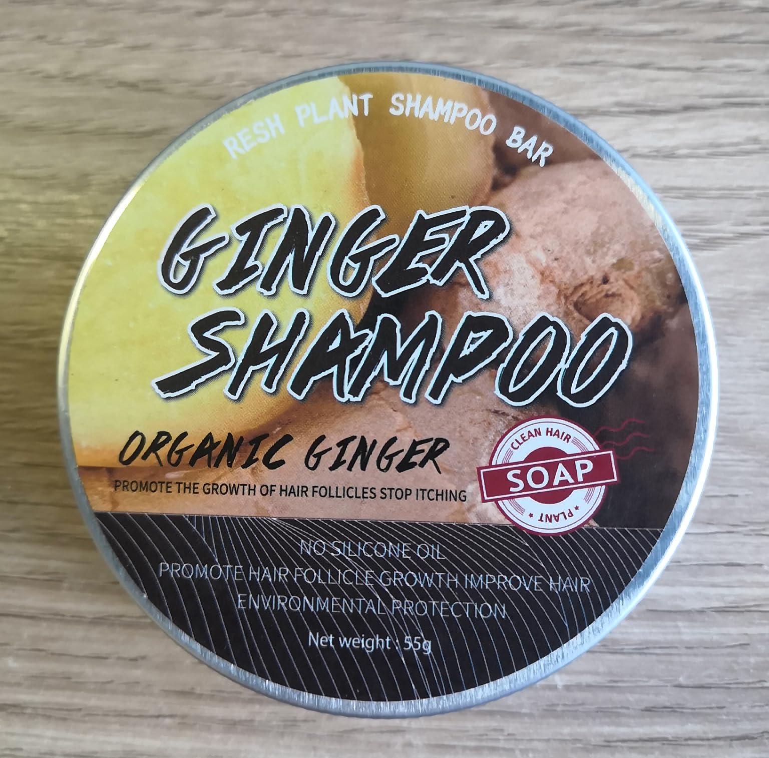 Hotiary Hotiary Ginger Hair Regrowth Shampoo Bar and Conditioner Set, Natural Organic Ginger Shampoo Soap Bar for Hair Growth Anti Hair Loss, PH Balance, 0 Silicone Oil