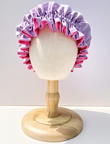 AKISS AKISS Baby Infant Newborn Toddler Satin Silk Hair Bonnet for Baby Girl Boy Sleeping Kids Cap Hat Newborn Baby