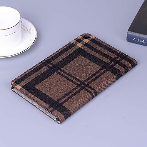 TechCode 8 inch Galaxy Tab A Case 2019, TechCode Book Style Folio Stand Cover Slim Fit PU Leather with Smart Feature Protective Case Shell for Samsung Galaxy Tab A 8.0 P200/P205 Model 2019(Brown)