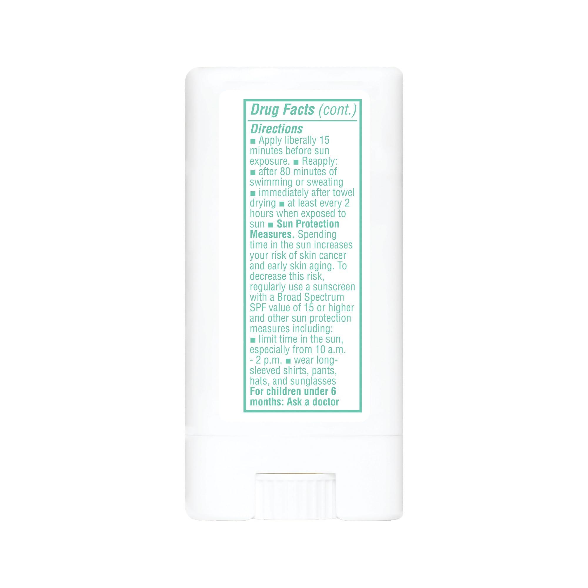 THINK Thinksport Kids SPF 30 Mineral Sunscreen Stick, 0.64 Oz, Safe, Natural, Water Resistant Reef Safe Sunscreen for Children, Broad Spectrum UVA/UVB Sun Screen, Travel Stick for Sun Protection