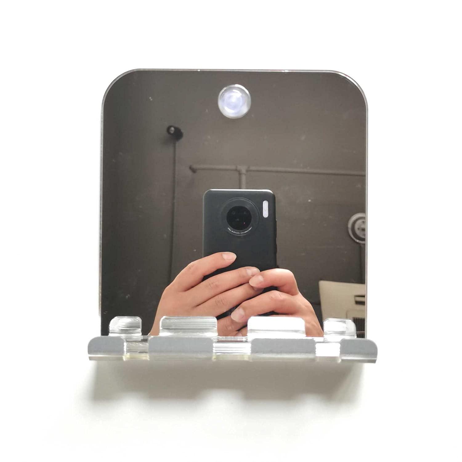 Lyzeous Lyzeous Anti-Fog Shower Mirror, Fogless Bathroom Shaving Mirror
